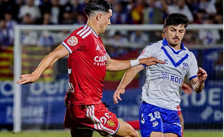 L'equip aragonès va saber rendibilitzar la visita a Can Cragó // FOTO: Real Zaragoza