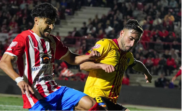 Manresa i Sant Andreu van haver de jugar 120 minuts a El Congost // FOTO: UESA